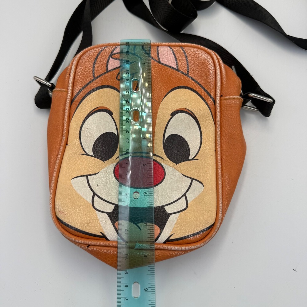 Buckle-Down Disney Dale Character Crossbody Bag Orange Faux Leather Chip n Dale - Picture 8 of 8